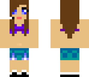 girl bikini and shorts combo