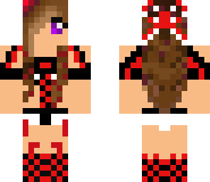 red and black