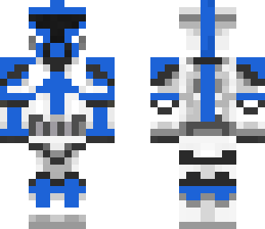 blue starwars skin
