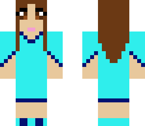 other blue prom girl