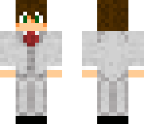 boy in white suit