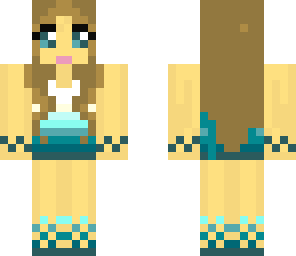 blue girl
