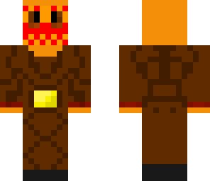 tribal pumpkin man