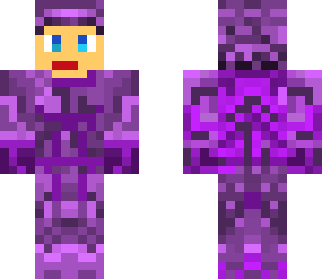 purple suit