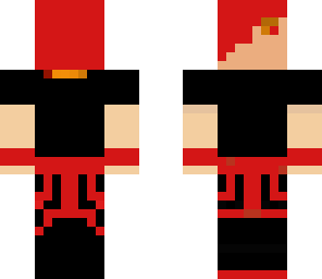 red emo teen