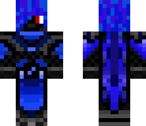 blue emo warior