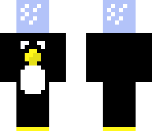 penguin holding a block of ice