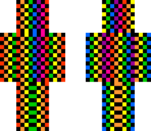 rainbow checkers