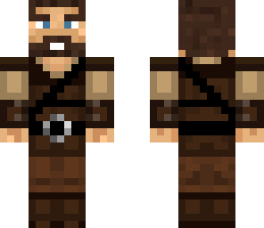 The Beardy Survivor Man | Minecraft Skin