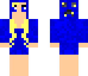 creeper girl dark blue