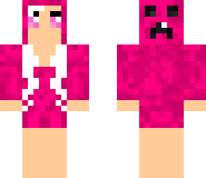 creeper girl pink