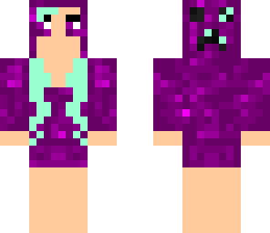creeper girl purple