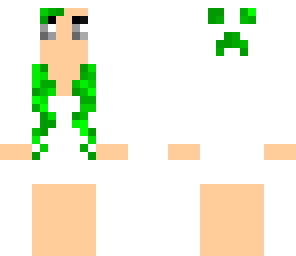 creeper girl white