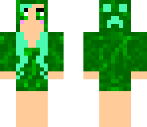 creeper girl green
