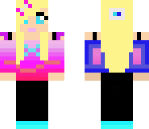 cute girl in pink