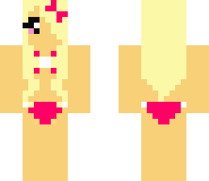 pink swimsuit