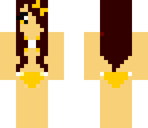 yellow swimsuit