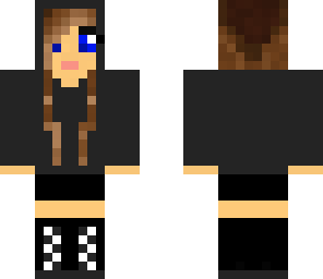 girl in a hoodie