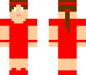 girl red runner