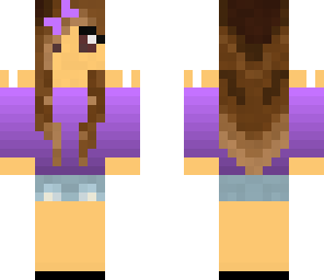 brown eyes purple girl