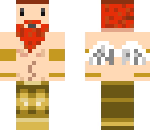 bearded angel man