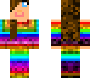 rainbow girl