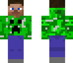 creeper hoodie steve