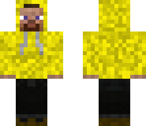 steve yellow hoody