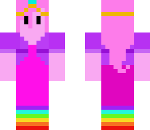 princess bubblegum with rainbow socks