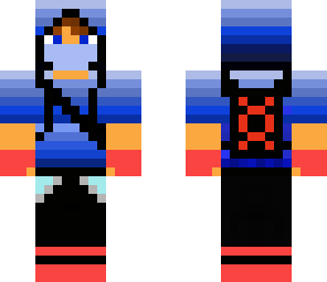 parkour guy blue and red
