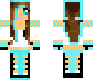 blue dj girl