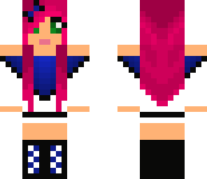 pink hair girl