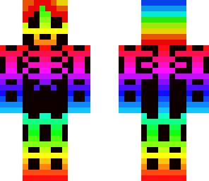 rainbow skeleton