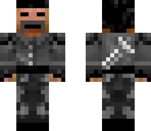 old grandpa gangstar with sword