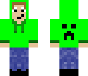 guy with creeper hoodie