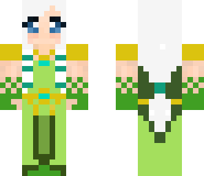 white haired mage