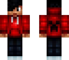 red hoodie