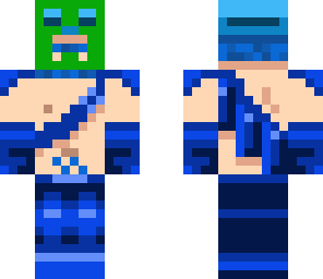 honeydew in a creeper mask