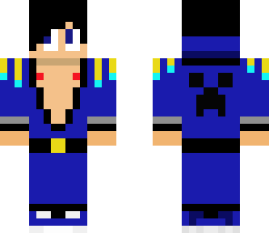 the blue man