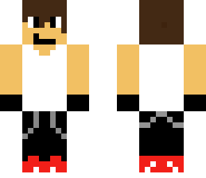 alpha as a 16 year old but with brown hair
