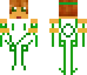 green tron girl