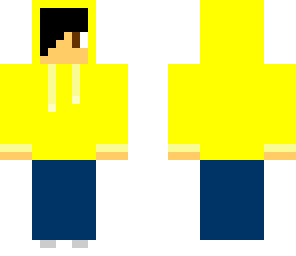 yellow hoodie