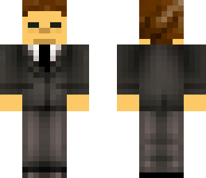 man in black