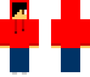 red hoodie