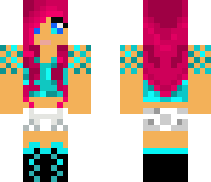 pink haired girl updated