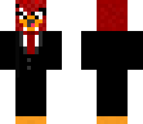 angrybird in suit