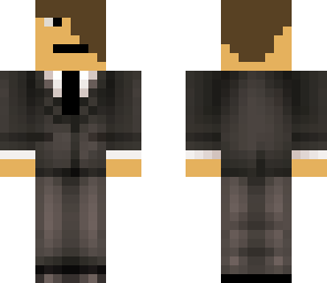 teen in tux