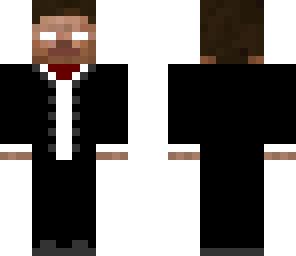 herobrine in a suit