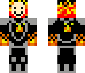 flaming skull-headed guy