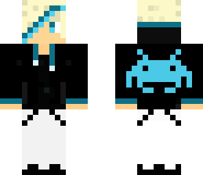 space invaders boy